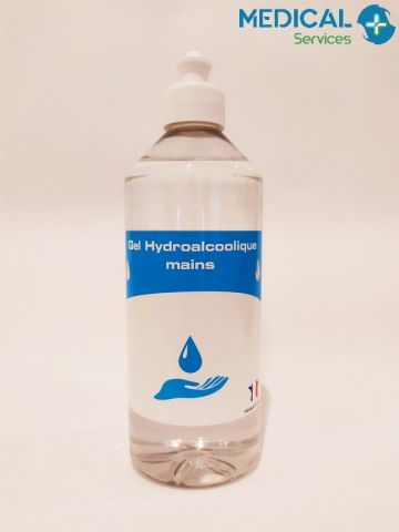 Gel Hydroalcoolique pour les mains Farevacare : Flacon de 500 mL
