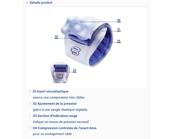 Orthèse de Stabilisation EpiPoint Taille Universelle