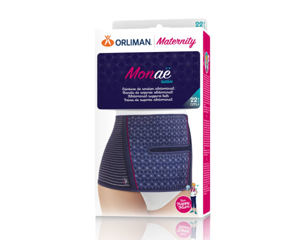 Ceinture de soutien abdominal maternité MONAE ACTIV 22 cm