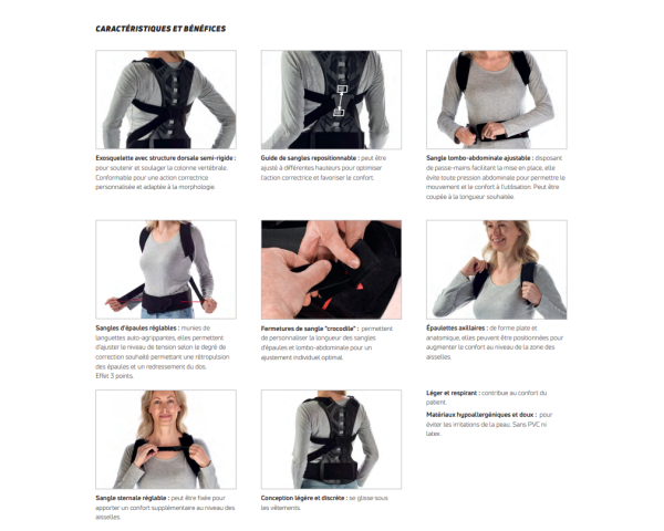 Orthèse Dorsale colonne vertébrale SPINOSTRAP