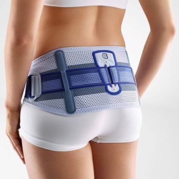 Ceinture de stabilisation du bassin et décharge ciblée des articulations sacro-iliaques