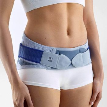 Ceinture de stabilisation du bassin et décharge ciblée des articulations sacro-iliaques