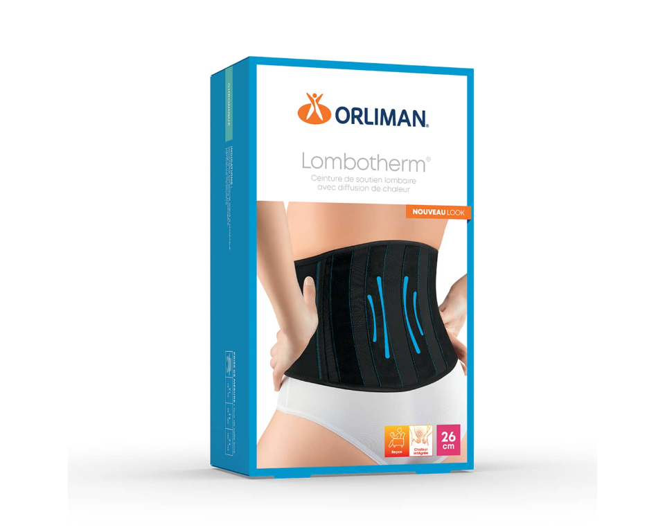 Ceinture de soutien Lombaire LOMBOTHERM Hauteur 26 cm