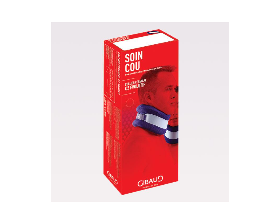 Collier cervical semi-rigide C2 évolutif