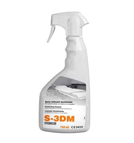 Stericid S-3DM : spray détergent désinfectant 